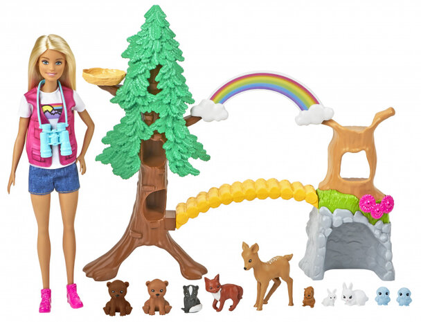 tienerpop De Wildernisgids meisjes 30 cm 17-delig
