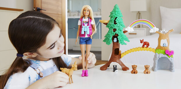 tienerpop De Wildernisgids meisjes 30 cm 17-delig
