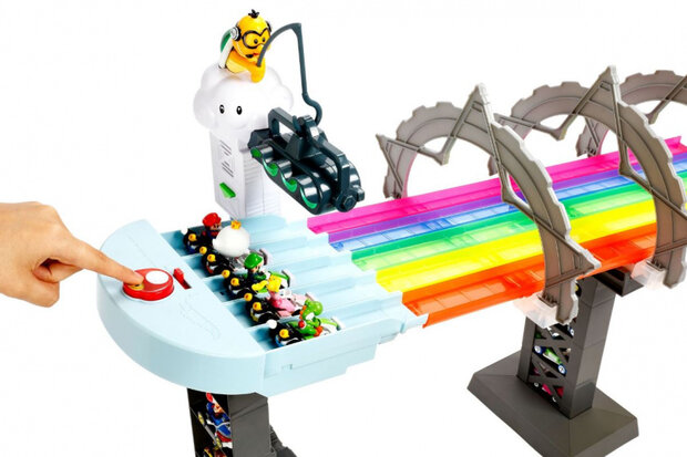 lanceerbaan Mario Kart junior 2,43 meter blauw
