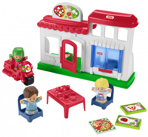 speelset Little People pizzeria junior 11-delig