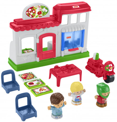 speelset Little People pizzeria junior 11-delig