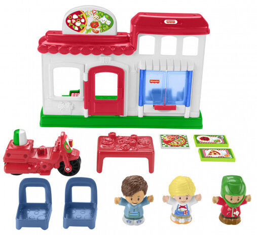 speelset Little People pizzeria junior 11-delig