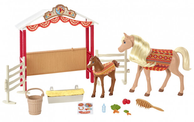 speelset Stable Sweeties 20 cm junior 13-delig