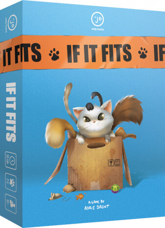 kaartspel If It Fits junior lichtblauw