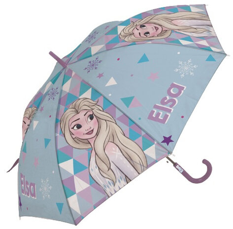 kinderparaplu Frozen 86 x 69 cm PVC lichtblauw