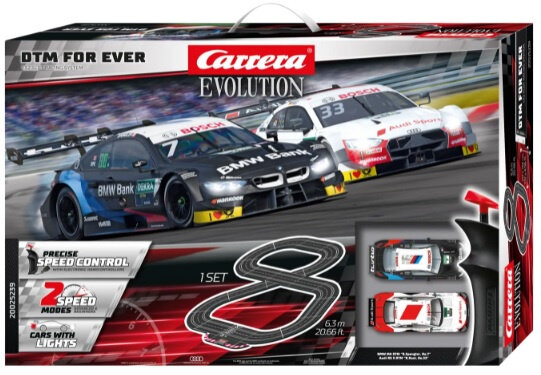 racebaanset Evolution DTM forever 5,2 meter zwart