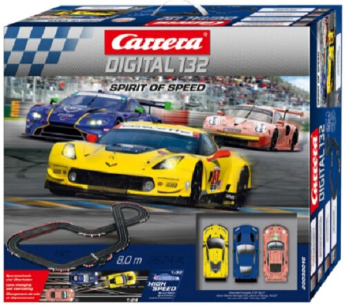 racebaanset Digital 132 Spirit of Speed 8 meter zwart
