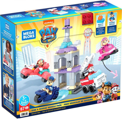 constructiespeelgoed Paw Patrol junior 9-delig