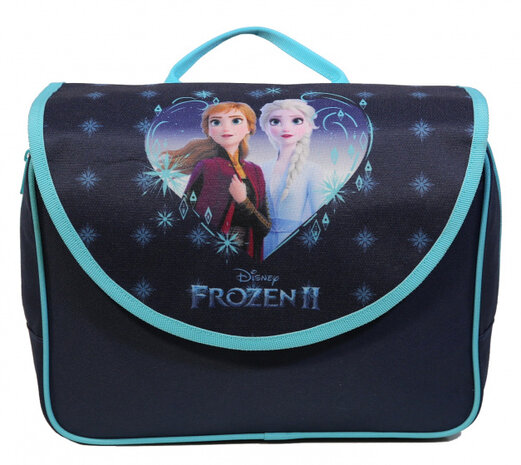 schooltas Frozen 6 liter 32 x 8 x 25 cm polyester blauw