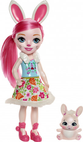 tienerpop Bree Bunny &amp; Twist meisjes roze 7-delig