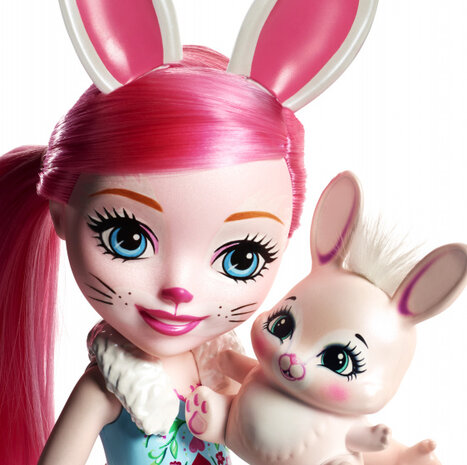 tienerpop Bree Bunny &amp; Twist meisjes roze 7-delig