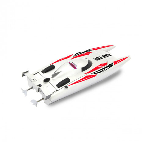 speedboot junior 32 x 9,5 x 5,5 cm wit/rood 4-delig