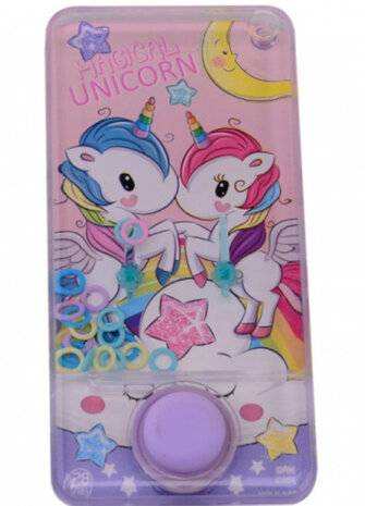 waterspel ringen Unicorn junior roze 6,5 x 13,5 cm