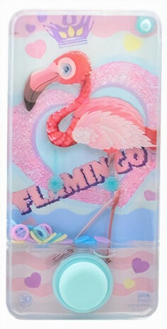 waterspel ringen Flamingo junior 6,5 x 13,5 cm roze