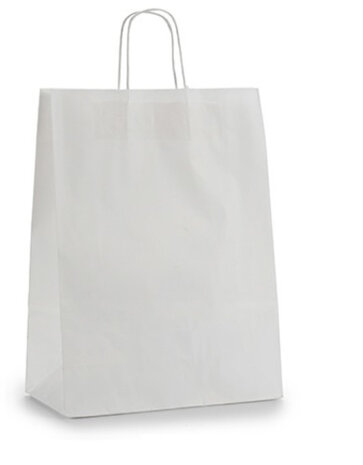 cadeautas Hawanna 32 x 12 x 52 cm papier wit