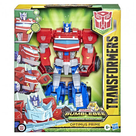 actiefiguur Optimus Prime junior 25cm blauw/rood