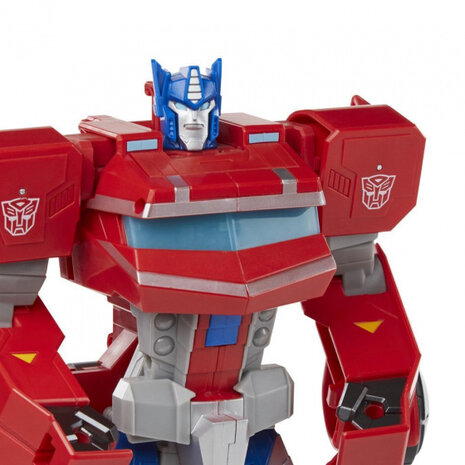 actiefiguur Optimus Prime junior 25cm blauw/rood