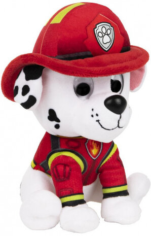 knuffel Paw Patrol The Movie Marshall 15 cm rood