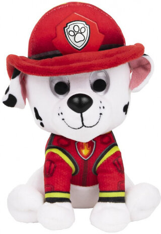 knuffel Paw Patrol The Movie Marshall 15 cm rood