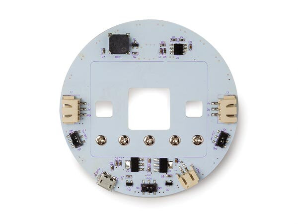 ledring shield Microbit 80 x 80 x 10 mm staal zilver