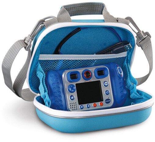 draagtas KidiZoom junior 20 x 16,5 cm polyester blauw