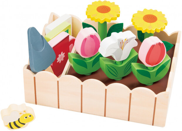 tuinierset junior 20 x 14,3 cm hout 11-delig