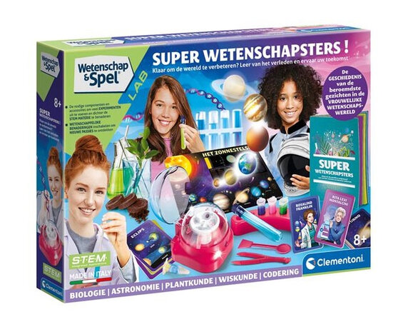speelset Super wetenschapsters! meisjes 6-delig