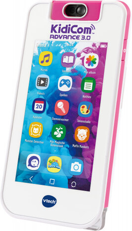 kindertelefoon KidiCom Advance 3.0 junior 17 cm roze