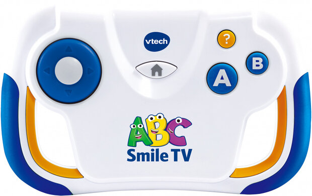 leerspel ABC Smile TV junior 14,5 cm wit/blauw 2-delig