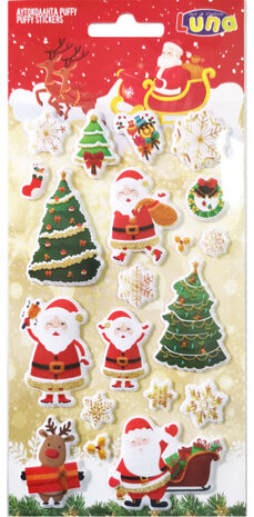 stickers Sneeuwvlok 22 x 10 cm papier 19 stuks