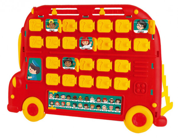 bordspel Who is in the bus junior karton (en)