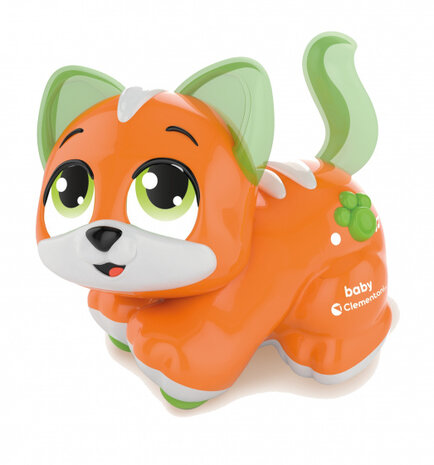 activity figuur knuffelpoes 22 cm oranje/groen
