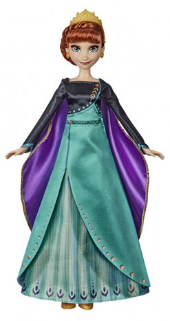 tienerpop Anna Frozen II Musical Adventure 25 cm groen