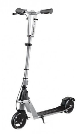 stuntstep One K 165 Deluxe Junior 2-wiels zilver