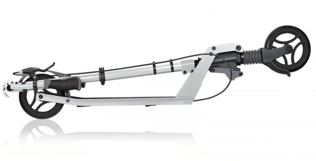 stuntstep One K 165 Deluxe Junior 2-wiels zilver