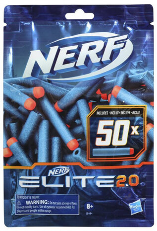 darts navulling Elite 2.0 junior schuim blauw 50 stuks