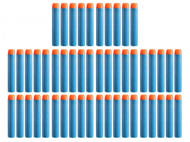 darts navulling Elite 2.0 junior schuim blauw 50 stuks