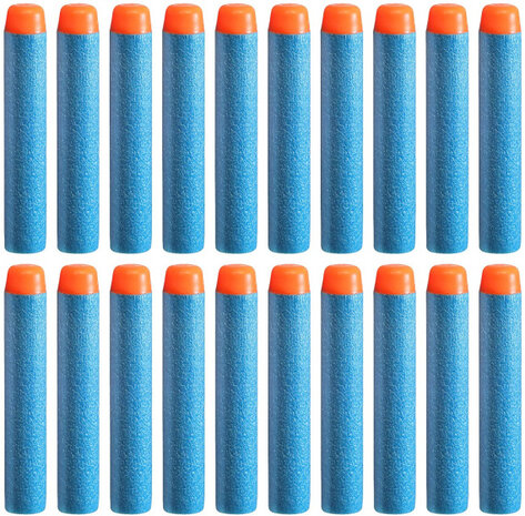 darts navulling Elite 2.0 junior schuim blauw 20 stuks