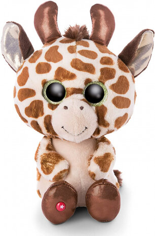 knuffelgiraf Giraffe Halla 25 cm polyester bruin