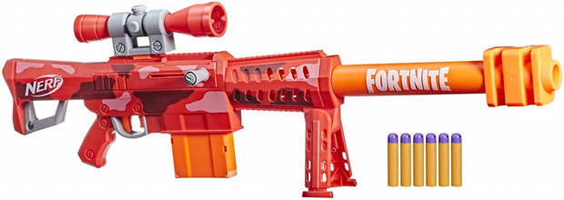 speelpistool Fortnite Heavy BA-R 85 cm rood 2-delig