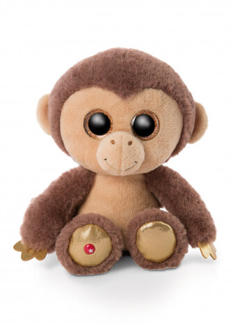knuffelaap Monkey Hobson 25 cm polyester bruin