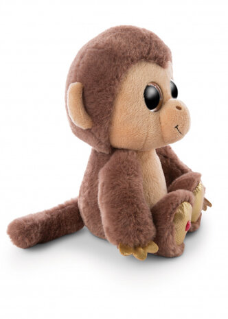 knuffelaap Monkey Hobson 25 cm polyester bruin