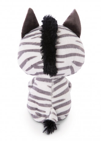 knuffelzebra Zebra Mankalita 25 cm polyester wit/bruin
