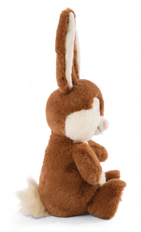 knuffelkonijn Poline 25 cm pluche/polyester bruin