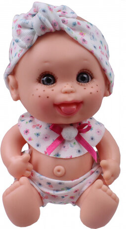 babypop Pecosetes meisjes 20 cm vinyl/textiel lichtroze