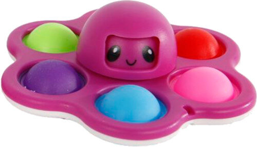 fidgetspel octopus junior 9 x 4 cm paars