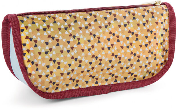 etui Icaak junior 10 x 21 x 6 cm polyurethaan beige