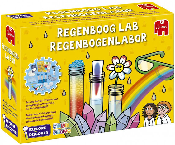experimenteerset Regenboog Lab junior 21-delig