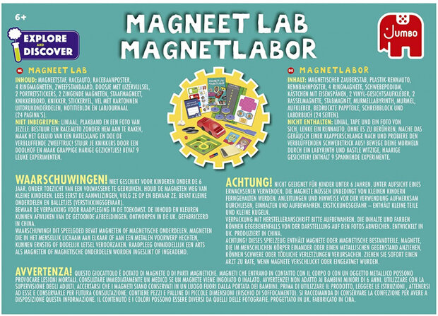 experimenteerset Magneten Lab junior 21-delig