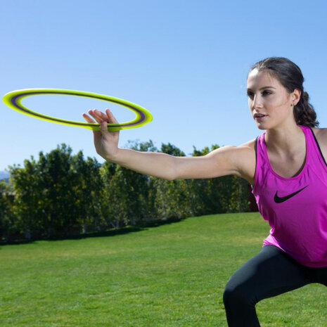 frisbee Pro Ring 33 cm rubber geel